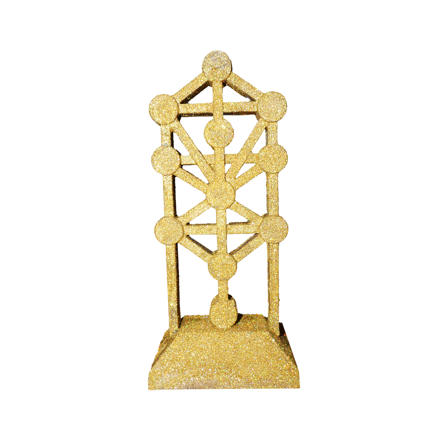 Glitter Tree of Life – Kabbalistic Symbol Art Piece