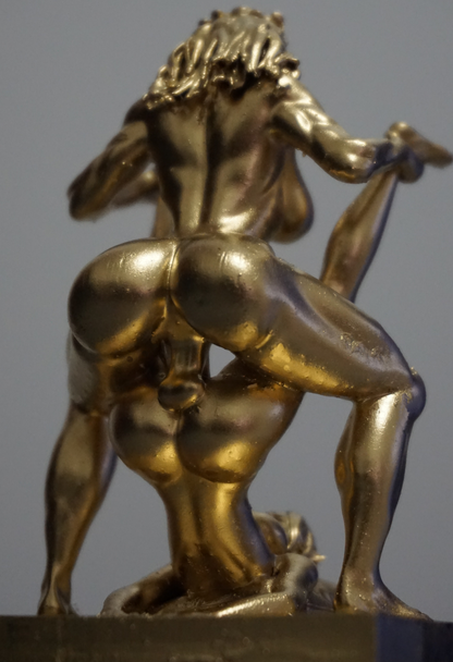 Transgender "Orc and her mistress" Erotic Art Sculpture and figurine