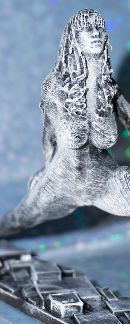 Female, Female Lizard Yoga Pose Figurine Statue