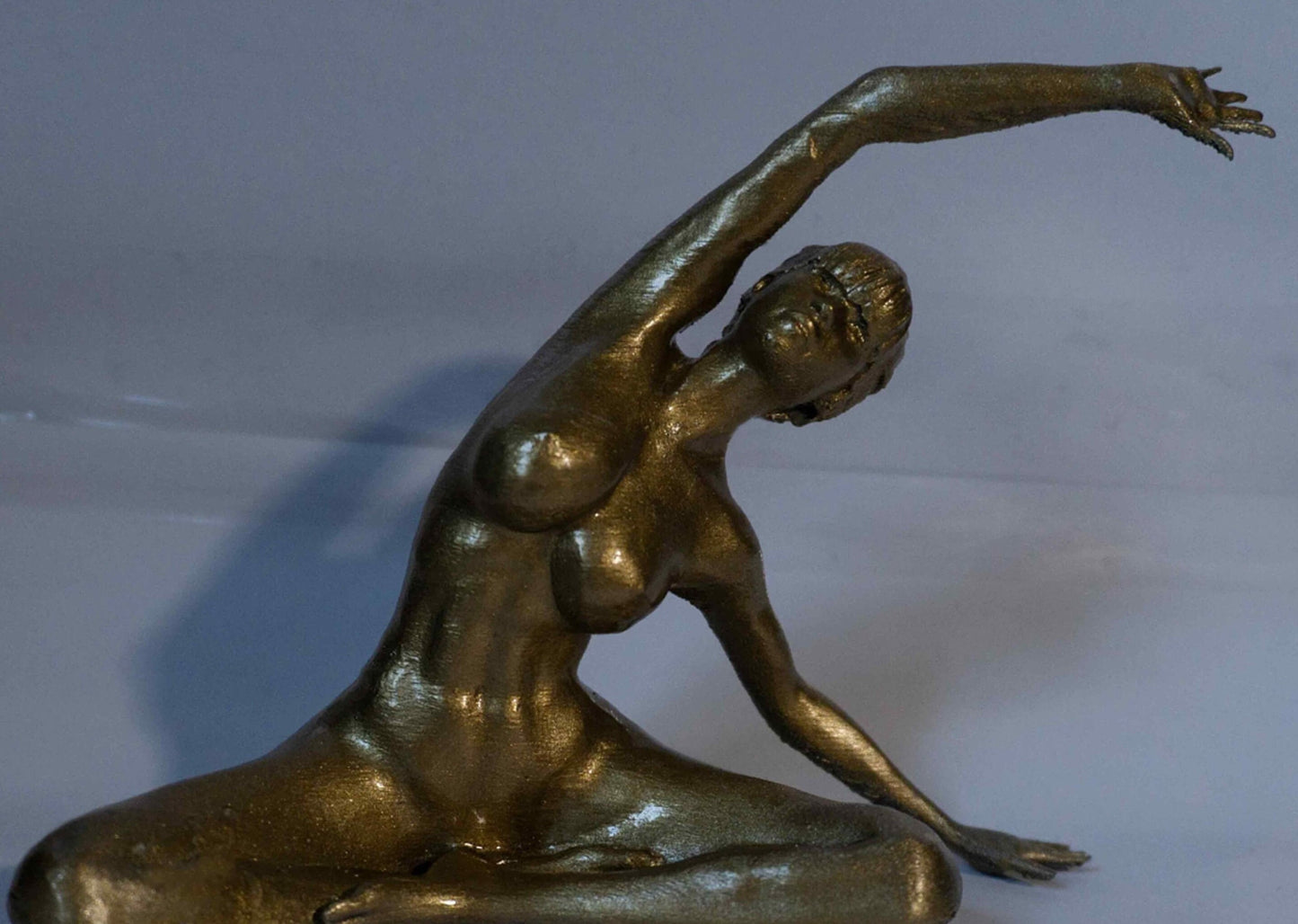 Female, Sitting Yoga Pose Figurine Statue