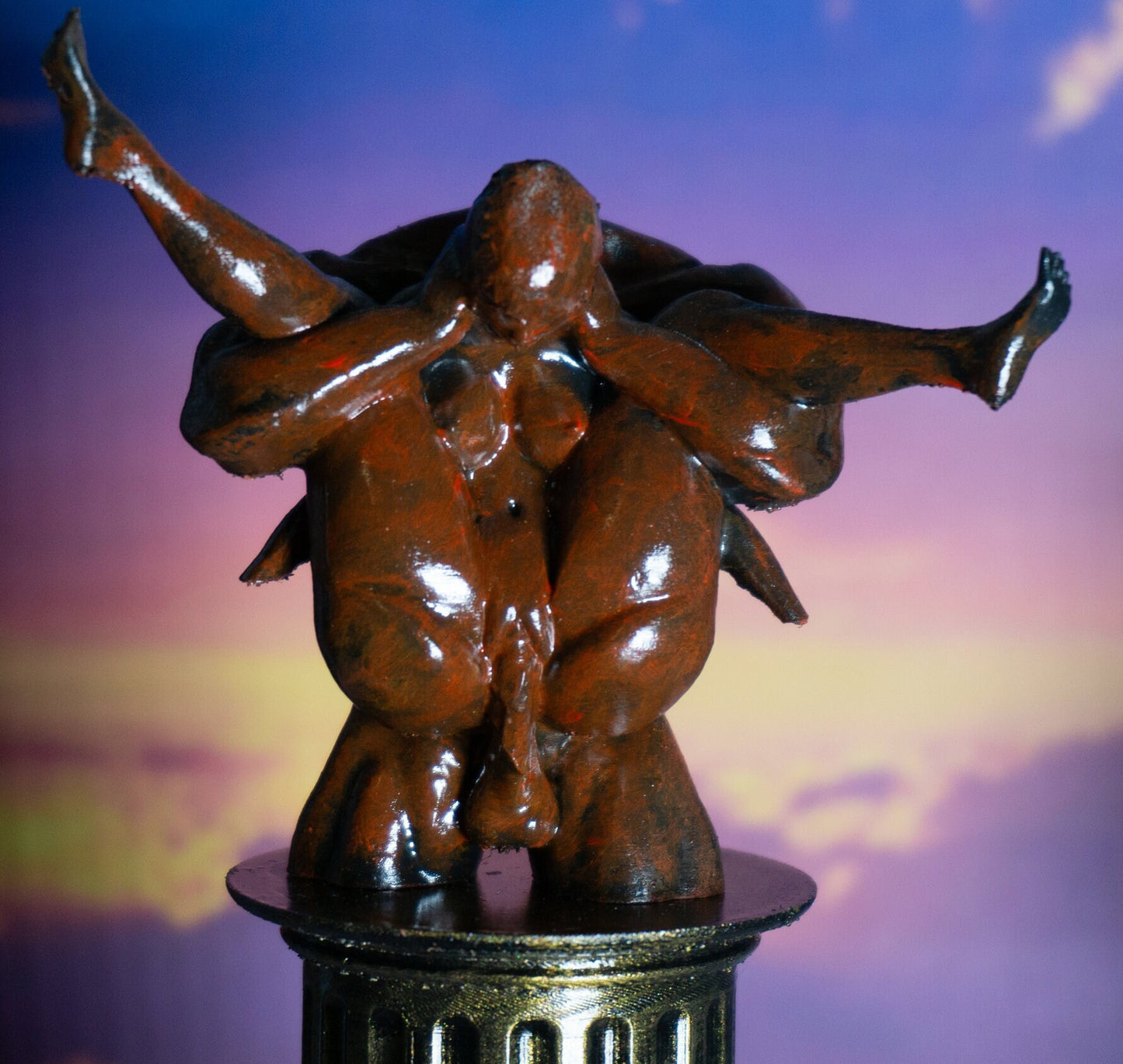 Male, Female, Love in the air - Sculpture, Statue, and Tabletop Decoration