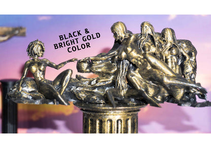 Michelangelo Eve Sculpture, 3D Printed Statue, Glossy Acrylic Finish