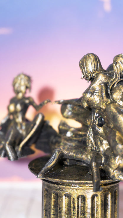 Michelangelo Eve Sculpture, 3D Printed Statue, Glossy Acrylic Finish