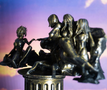 Michelangelo Eve Sculpture, 3D Printed Statue, Glossy Acrylic Finish