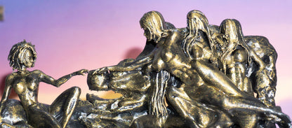 Michelangelo Eve Sculpture, 3D Printed Statue, Glossy Acrylic Finish