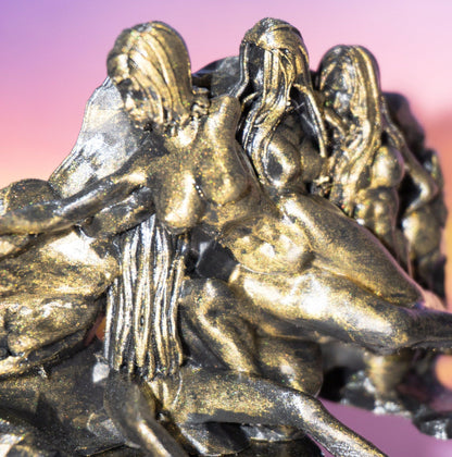 Michelangelo Eve Sculpture, 3D Printed Statue, Glossy Acrylic Finish