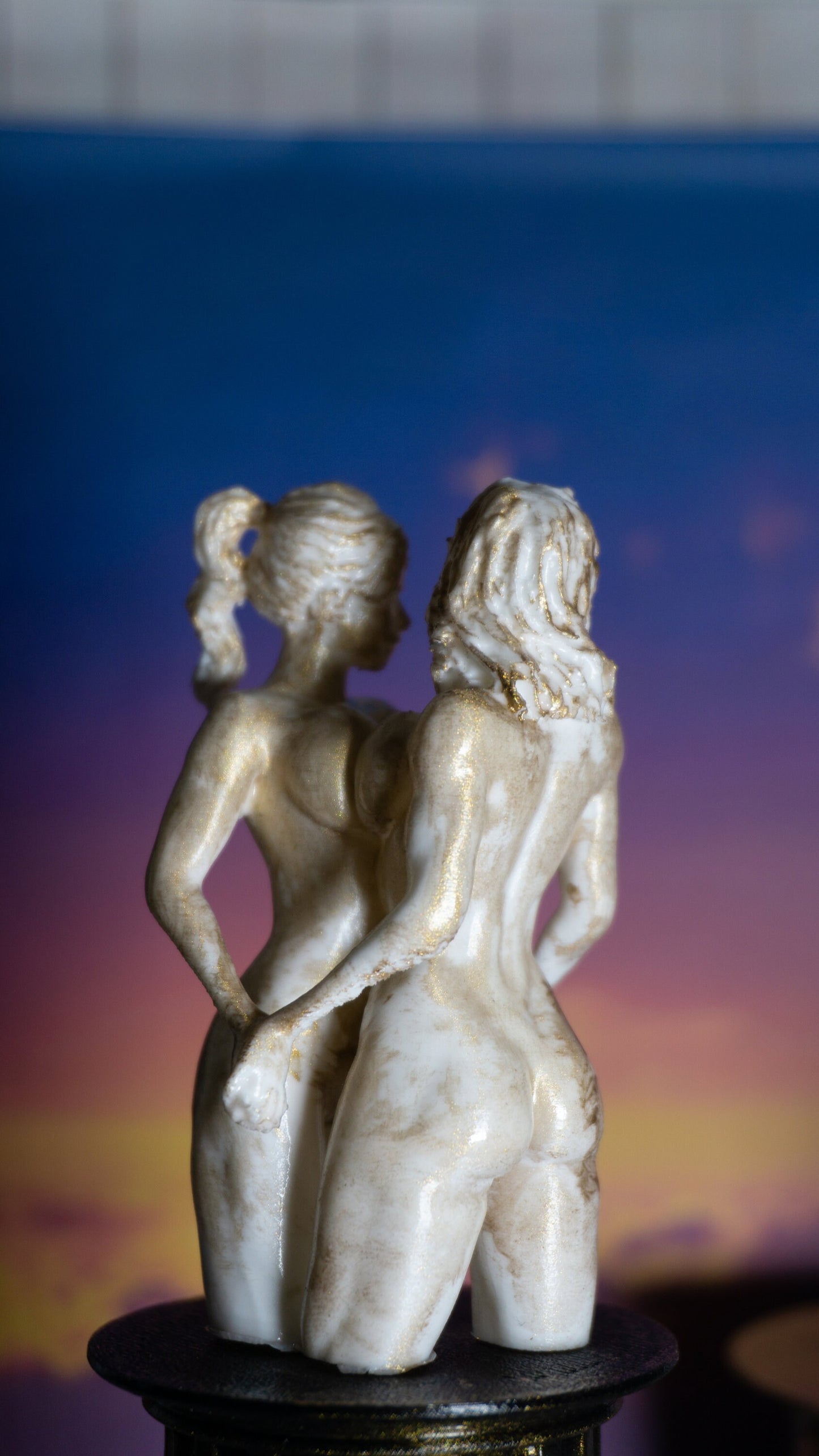 Two Females, closer - Sculpture, Statue, and Tabletop Decoration