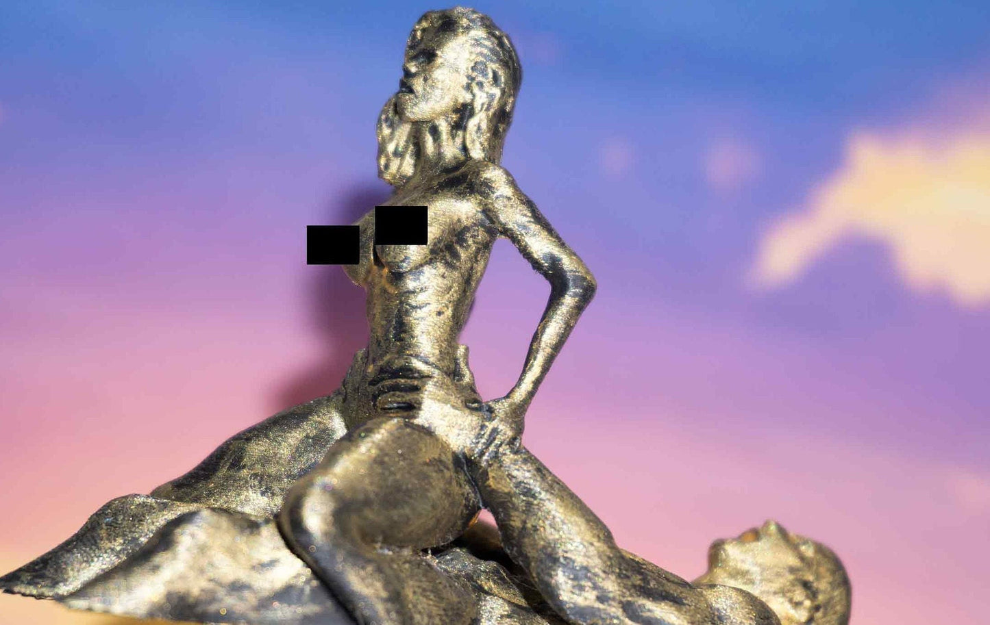 Male, Female, Reverse cowgirl, on top - Sculpture, Statue, and Tabletop Decoration