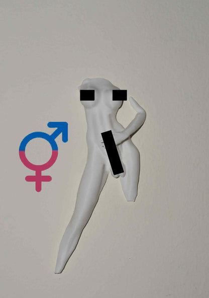 Transgender, Self Love Wall art - Sculpture and wall decoration Transgender Trans Statue