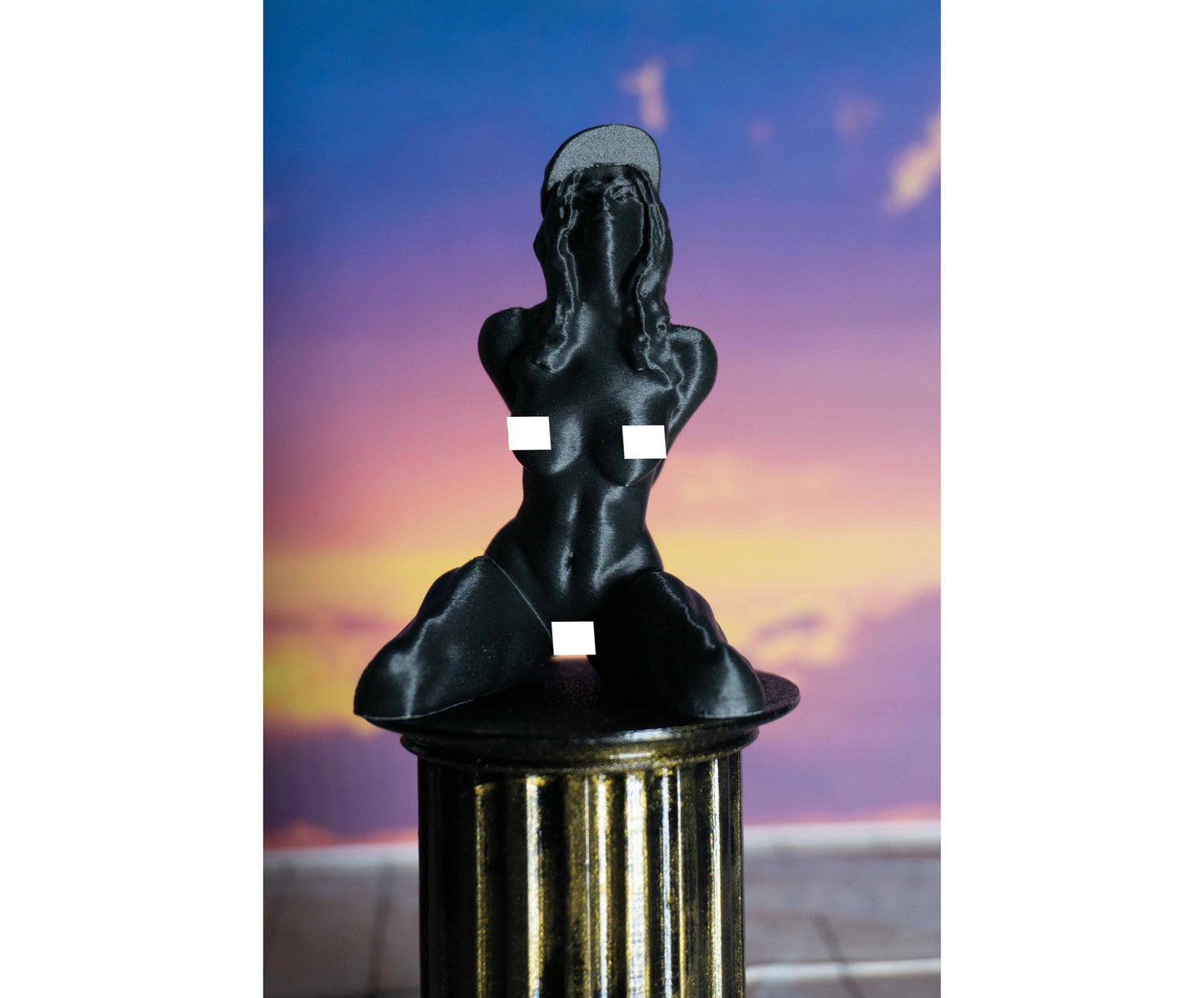 Female, Snapback Bound - Sculpture and Tabletop Decoration