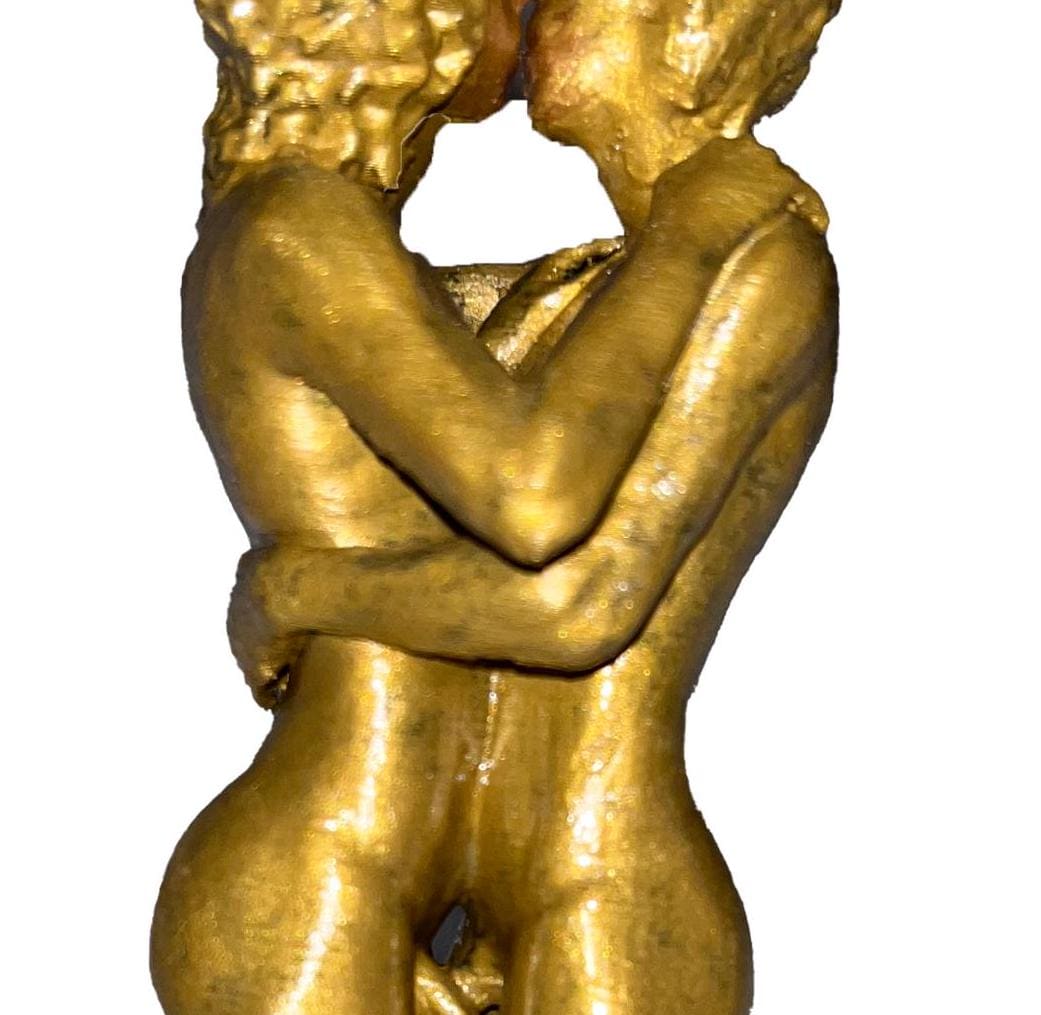 The Kiss - Sculpture and Tabletop Decoration Statue | Gay Men Statue