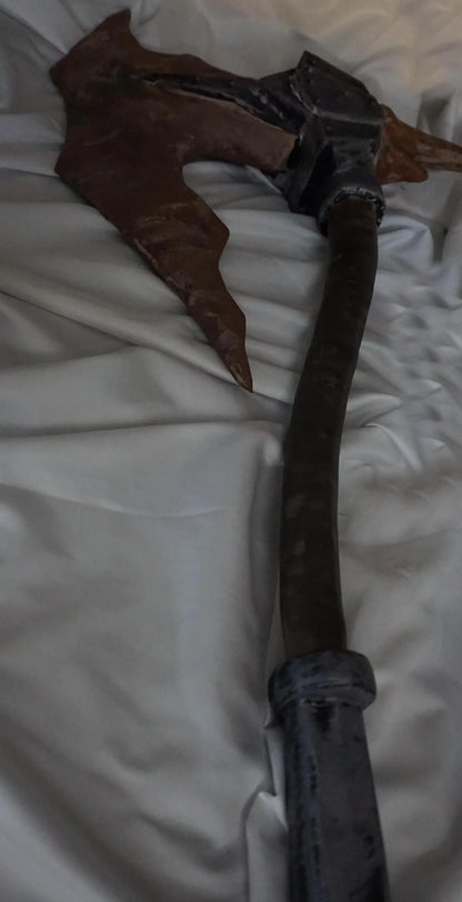 Dragon Bone War Axe From Skyrim , Realistic Size  | Viking