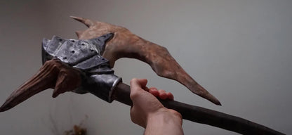 Dragon Bone War Axe From Skyrim , Realistic Size  | Viking