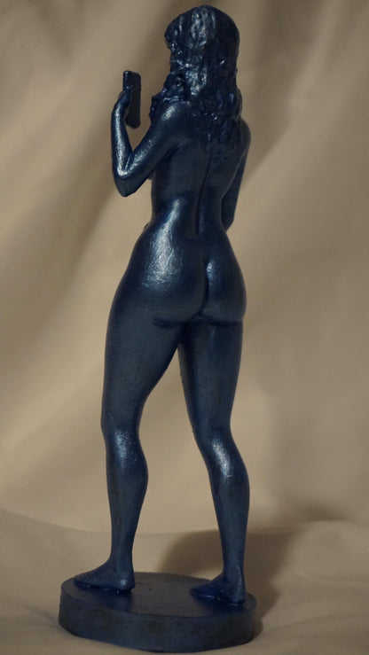 Androgynous, Selfie - Sculpture and Tabletop Decoration Statue Transgender