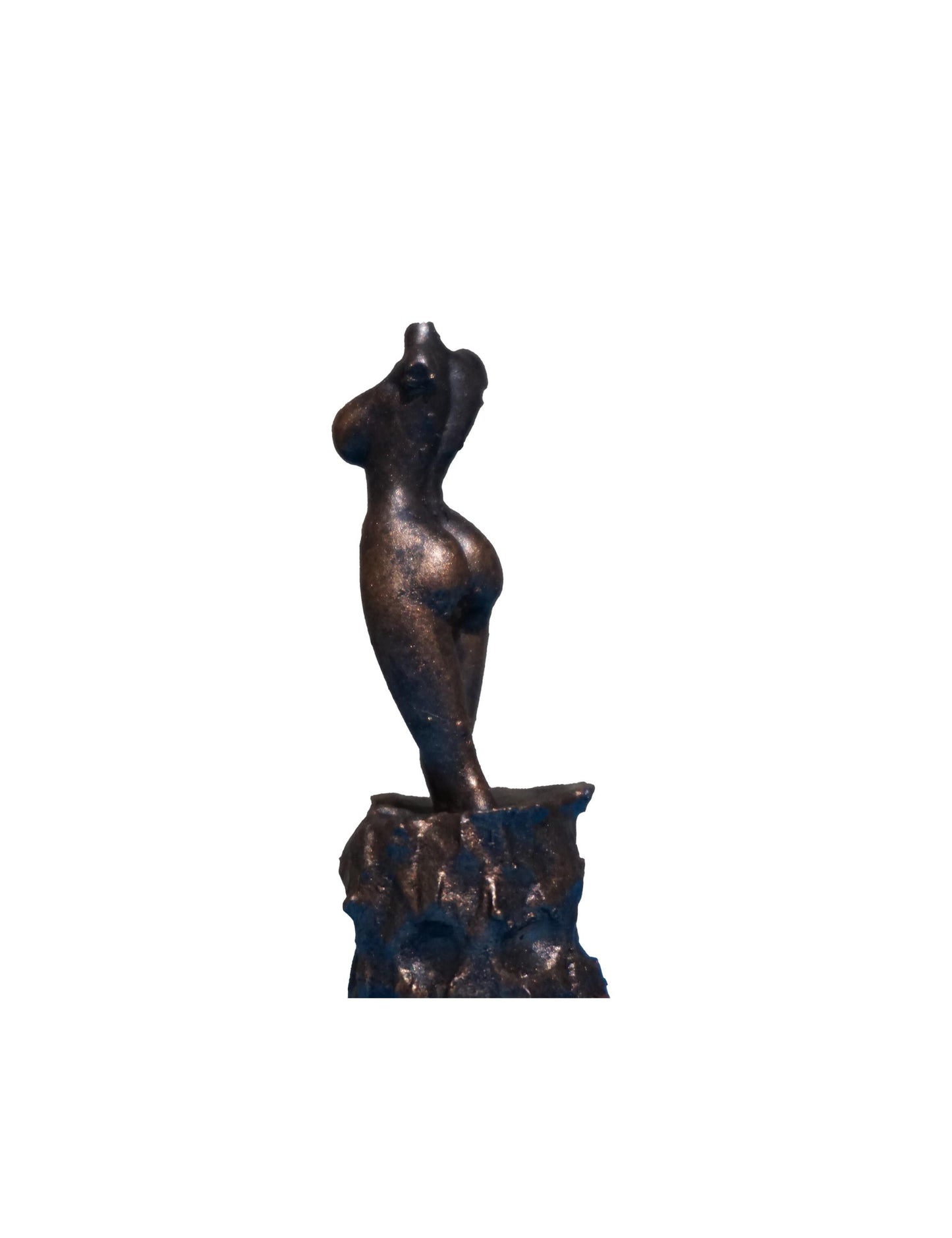 Bound – Woman Encased in Stone Figurine