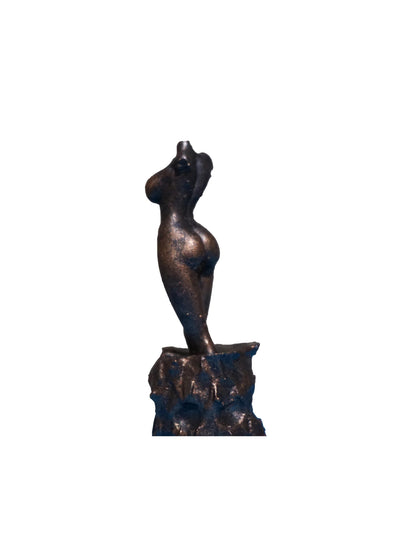 Bound – Woman Encased in Stone Figurine