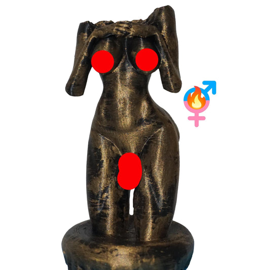 Transgender timidness - Statue