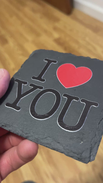 Personalized Photo Slate Coasters