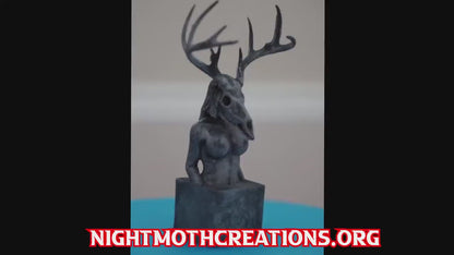 Wilderness Within – Deer Skull Muse | Sculpture